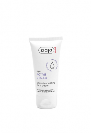 med active linseed intensely nourishing face cream ziaja - Ziaja